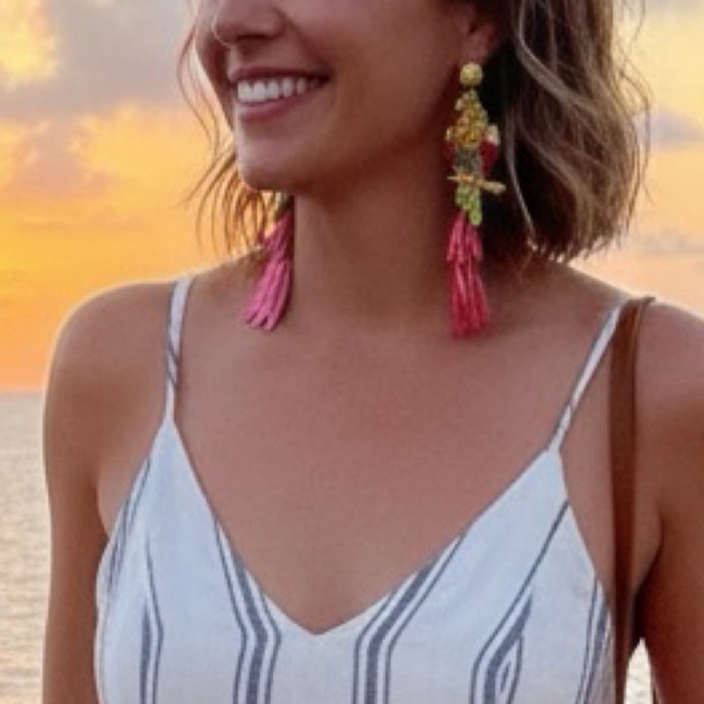 Zara Multicolor Parrot Earrings